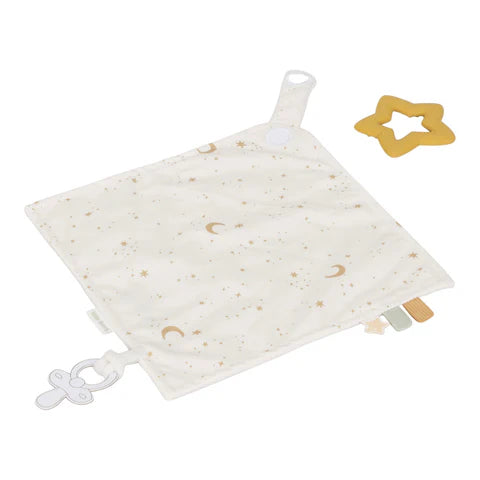 Schnuffeltuch Baby mit Beißring - Newborn Naturals
