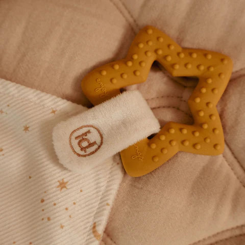 Schnuffeltuch Baby mit Beißring - Newborn Naturals