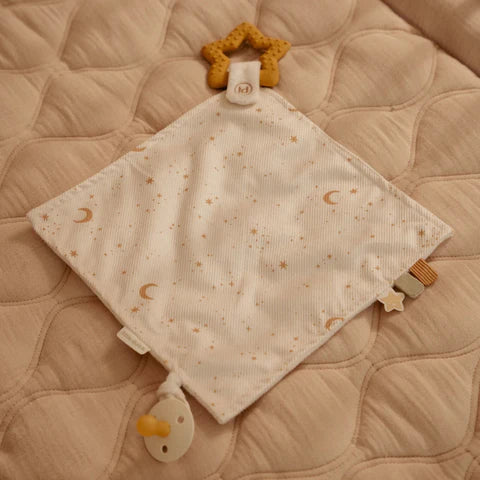 Schnuffeltuch Baby mit Beißring - Newborn Naturals