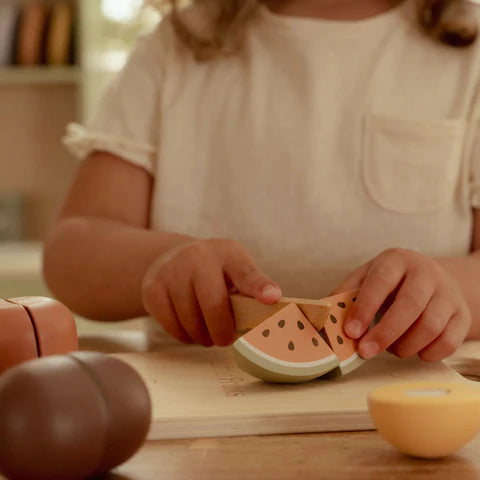 Holzschneideobst - Mehrfarbig - Essentials