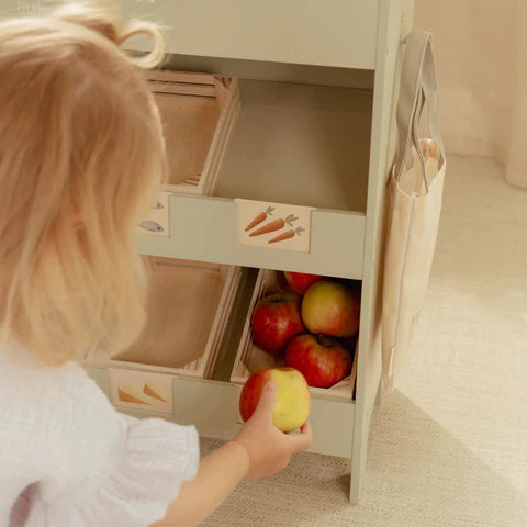 Holzmarktstand – Grün – Essentials