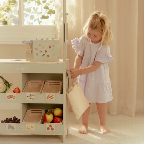 Holzmarktstand – Grün – Essentials