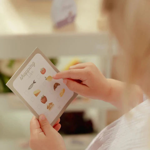 Holz Einkaufswagen – Grün – Essentials