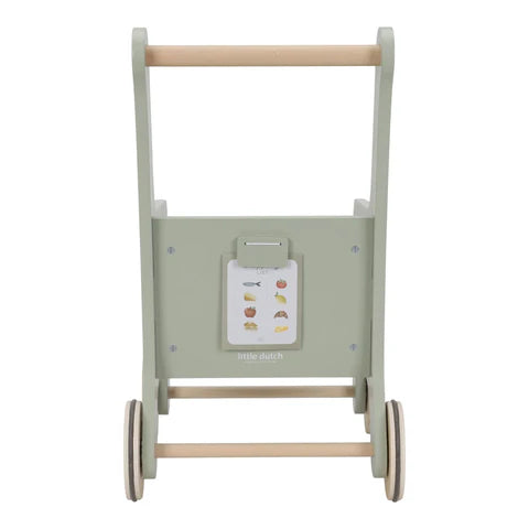 Holz Einkaufswagen – Grün – Essentials