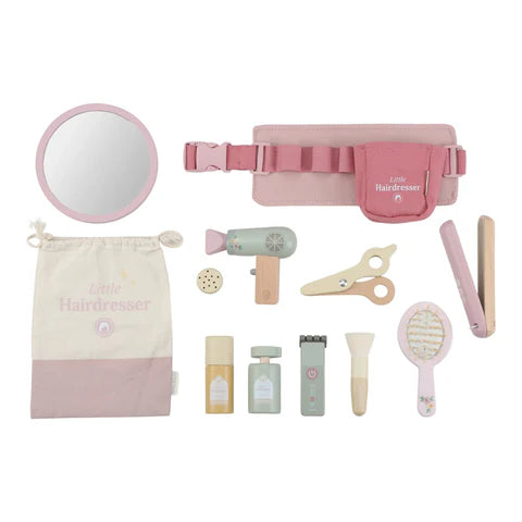 Holzfriseurset – Rosa – Essentials
