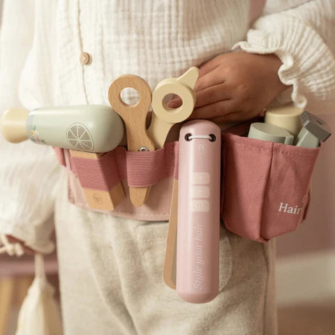 Holzfriseurset – Rosa – Essentials