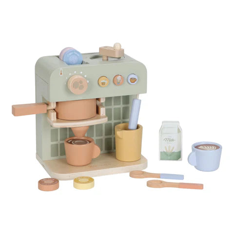 Holz-Kaffeemaschine - Grün - Essentials