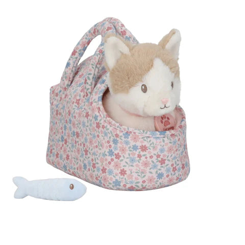 Kuscheltierkatze in Tasche – Mehrfarbig – Essentials