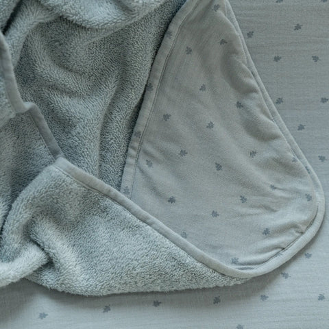 Badetuch - Blau - 75x 75- Essentials