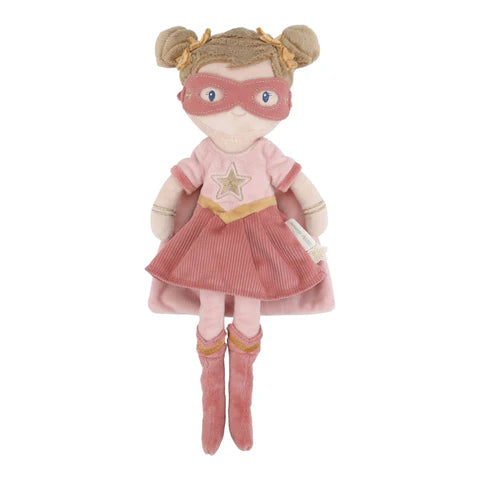 Schmusepuppe Superheld Rosa - 35 cm