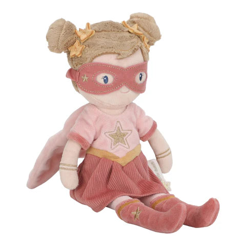 Schmusepuppe Superheld Rosa - 35 cm