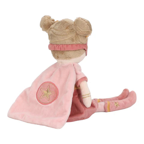 Schmusepuppe Superheld Rosa - 35 cm