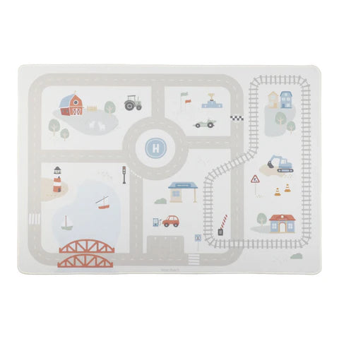 Spielteppich Autos - Beige
