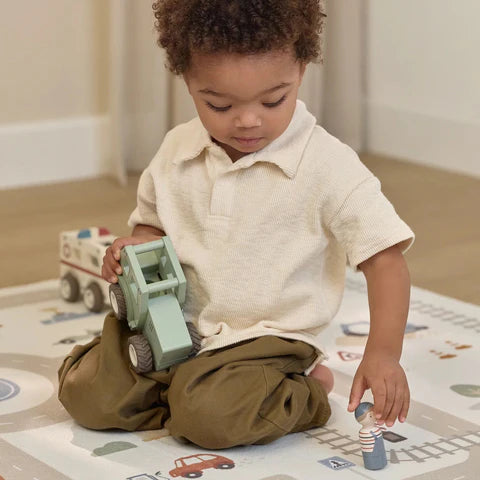 Holztraktor - Grün – Essentials