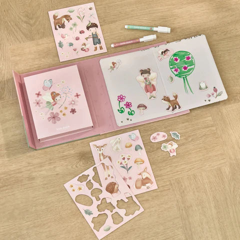 Magnetisches Spielbuch - Rosa