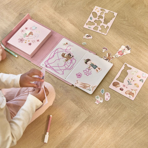 Magnetisches Spielbuch - Rosa