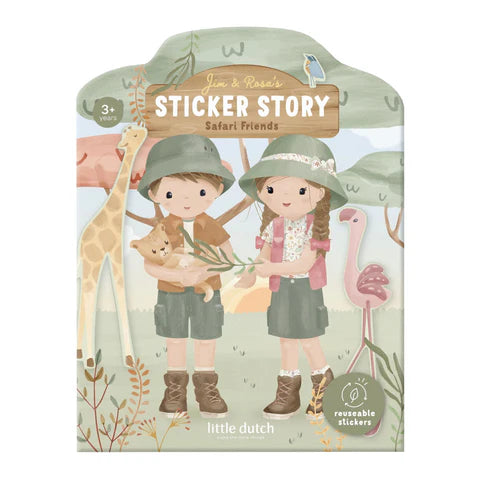 Safari Friends  - Stickerbuch – Jim und Rosa