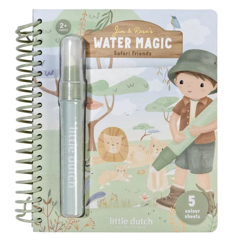Aquarell-Malbuch - Jim -  Safari Friends