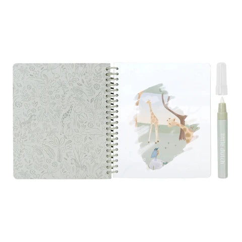Aquarell-Malbuch - Jim -  Safari Friends