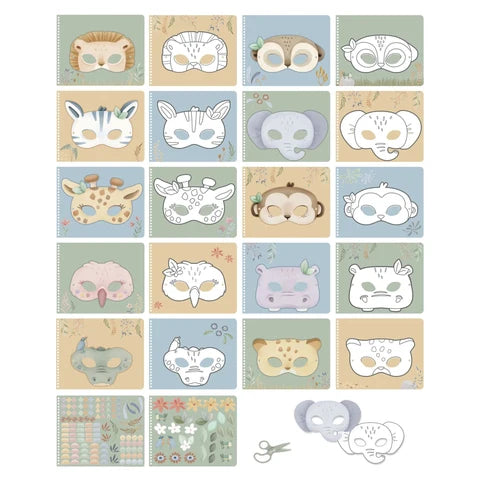 Bastelbuch „Masken herstellen“ – Jim -  Safari Friends