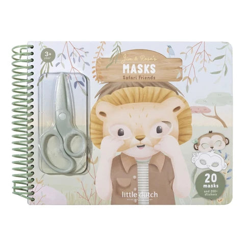 Bastelbuch „Masken herstellen“ – Jim -  Safari Friends