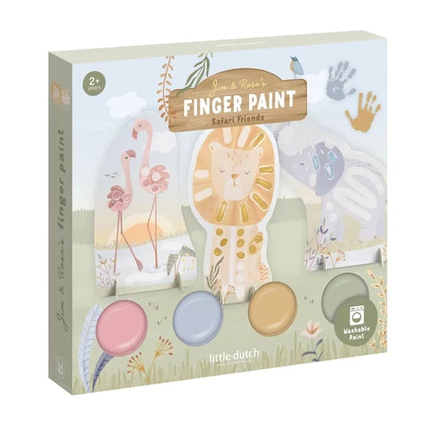 Fingermalset - Jim und Rosa -  Safari Friends
