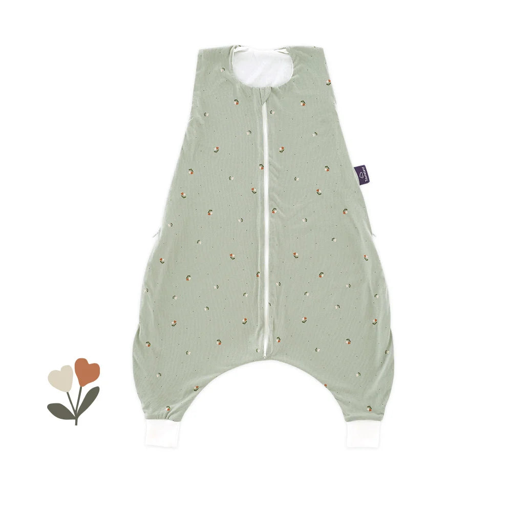 Sommer-Schlafanzug TO GO Baumwoll-Jersey Fiore grün Gr. 80