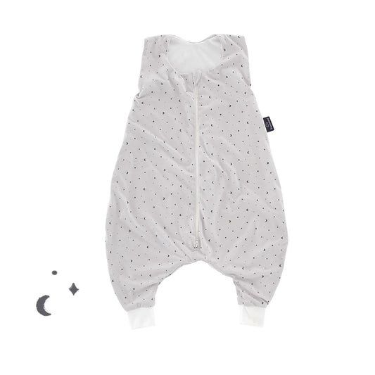 Sommer-Schlafanzug TO GO Baumwoll-Jersey Moon grau Gr. 80