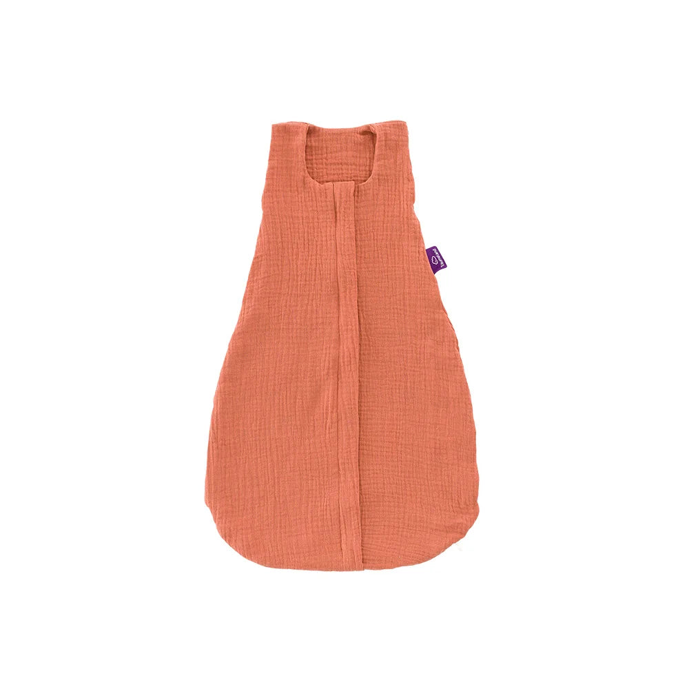 Sommerschlafsack Baumwoll-Musselin Aprikose 90 cm