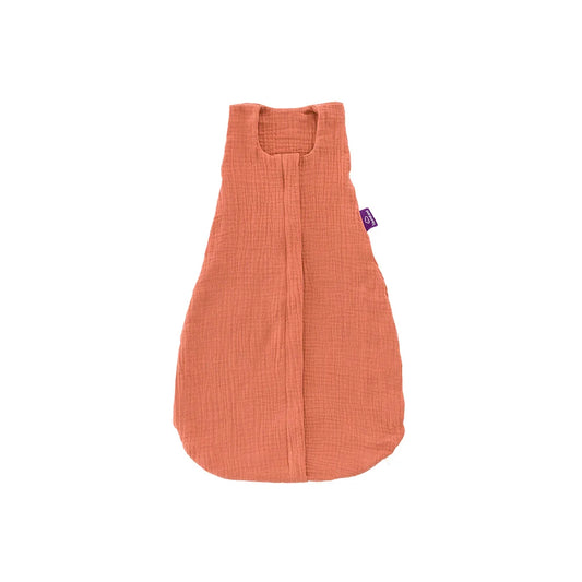 Sommerschlafsack Baumwoll-Musselin Aprikose 90 cm