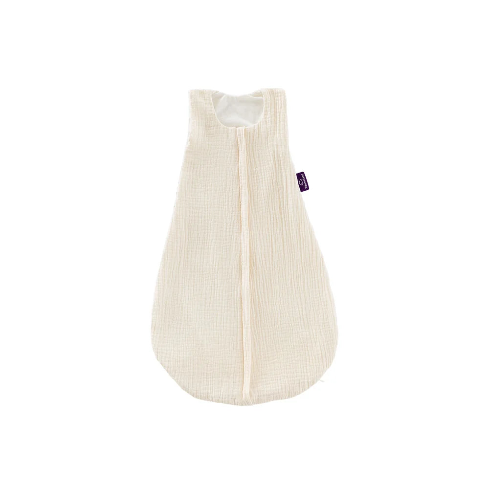 Sommerschlafsack Baumwoll-Musselin Beige