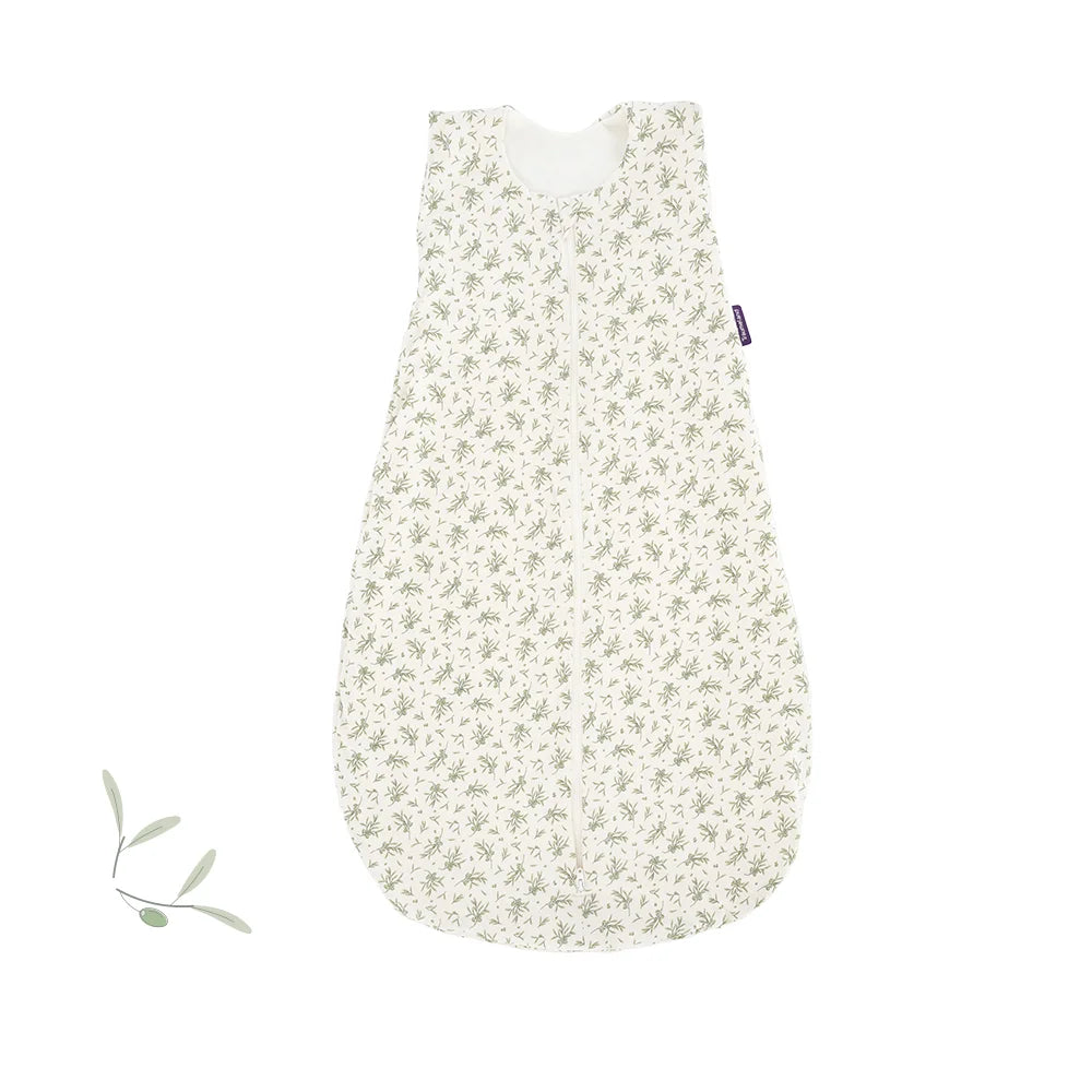 Sommerschlafsack Baumwoll-Jersey Olive