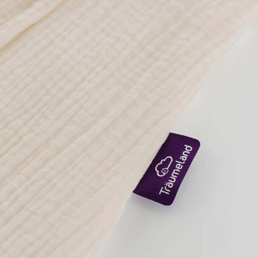 Sommerschlafsack Baumwoll-Musselin Beige