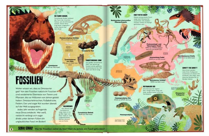 Mein saurierstarker Dino-Atlas - Eine Weltreise zu den Giganten der Urzeit