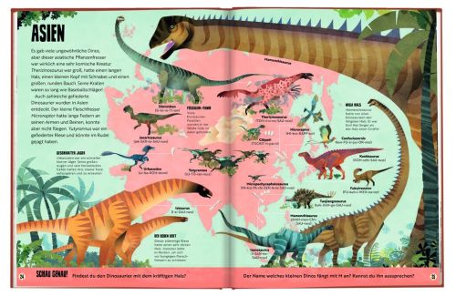 Mein saurierstarker Dino-Atlas - Eine Weltreise zu den Giganten der Urzeit
