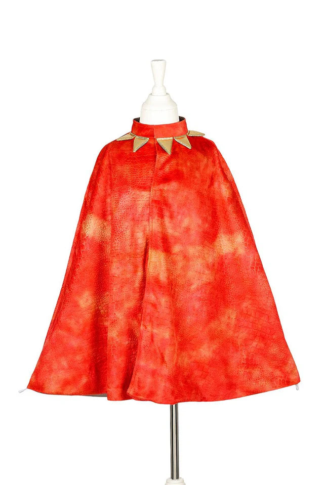 Knight - Red dragon reversible cape, 4-7 Jahre, 104-122 cm