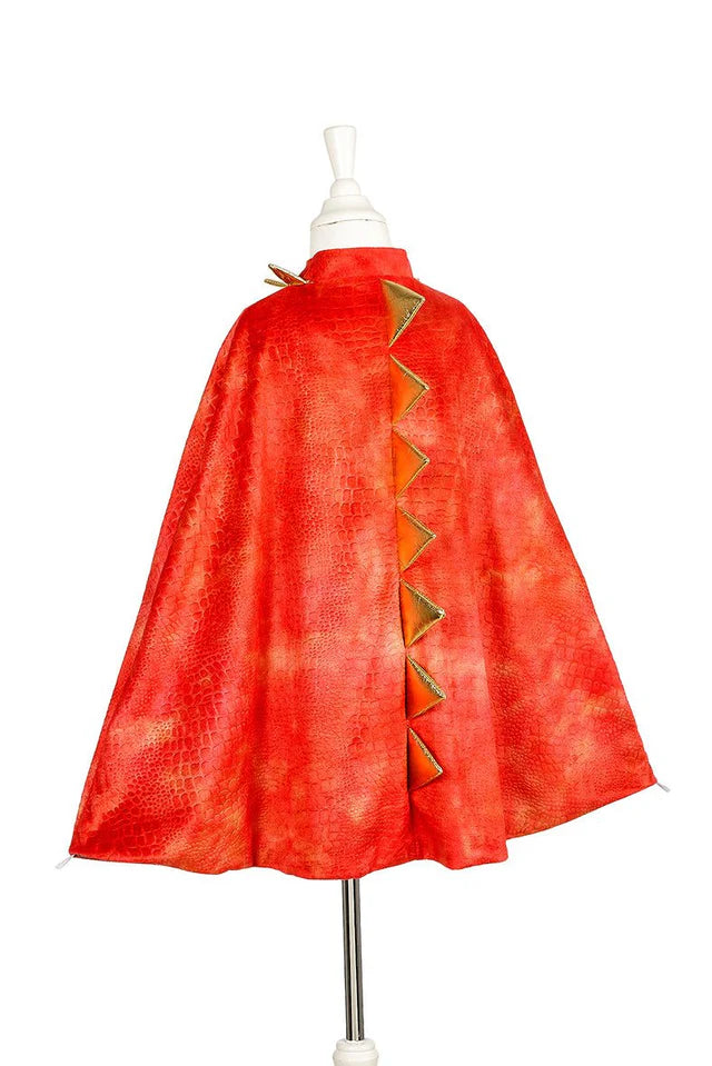Knight - Red dragon reversible cape, 4-7 Jahre, 104-122 cm