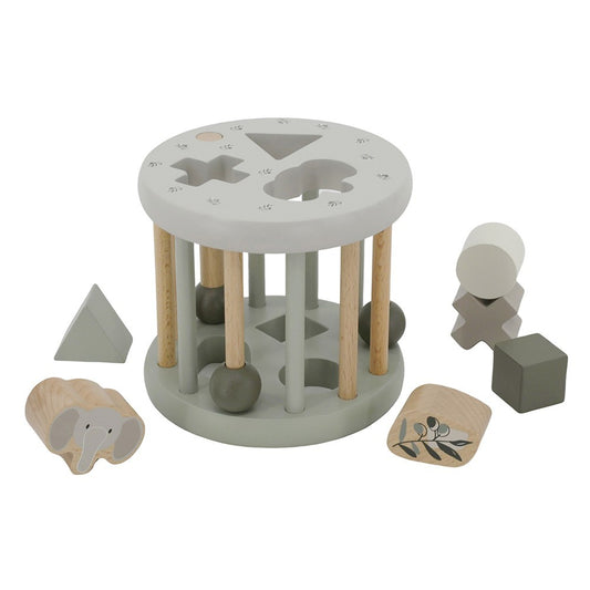 Shape Sorting Wheel - Olive Green