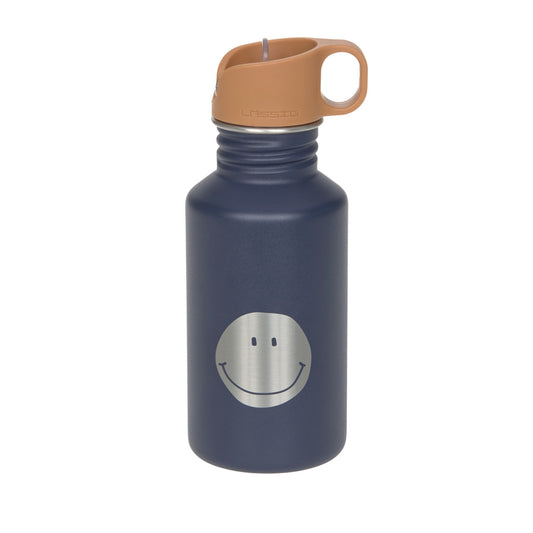 Edelstahl Kinder Trinkflasche Little Gang smile navy