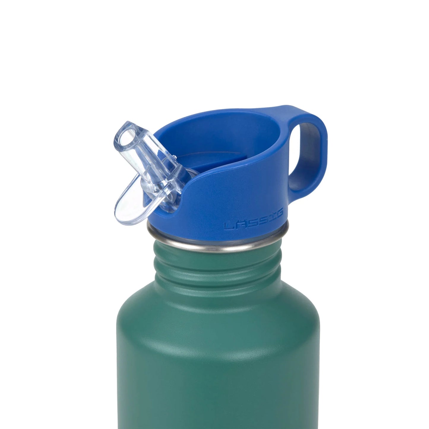 Edelstahl Kinder Trinkflasche 500 ml - Little Gang, Regenbogen, Grün