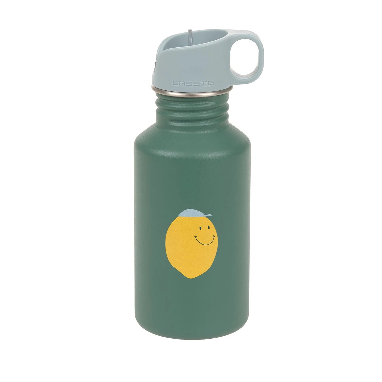 Edelstahl Kinder Trinkflasche 500 ml - Happy Fruits, Zitrone
