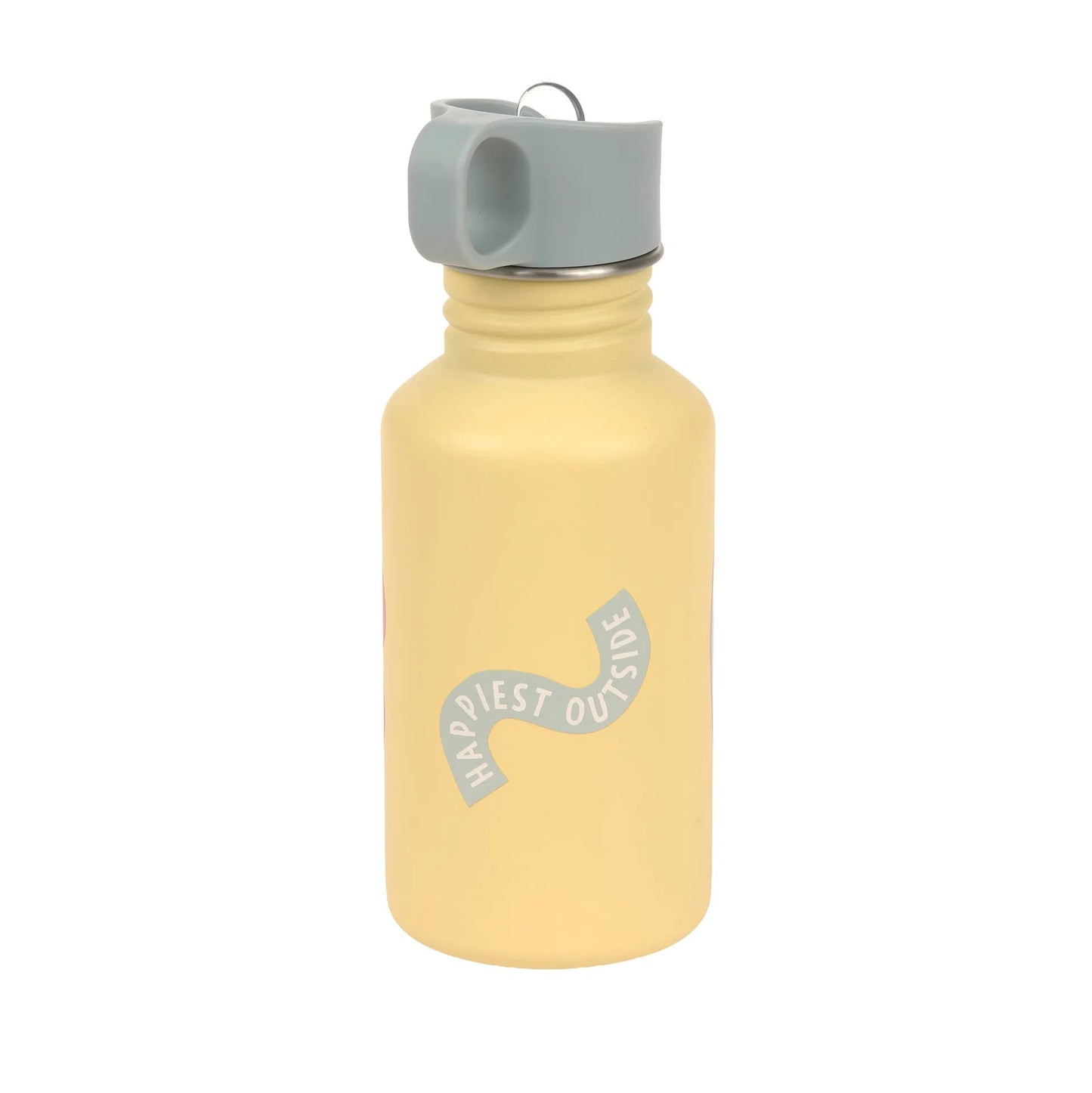 Edelstahl Kinder Trinkflasche 500 ml - Happy Trails, Blume