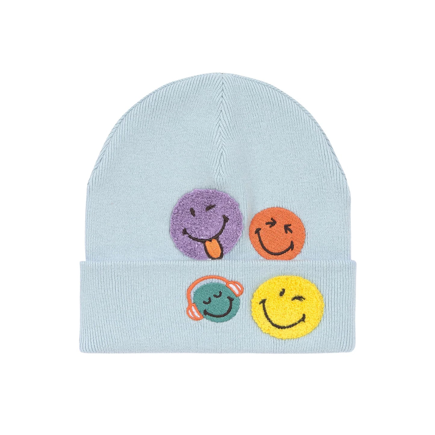 Beanie Mütze Kinder - Bio-Baumwolle SmileyWorld® 48-52