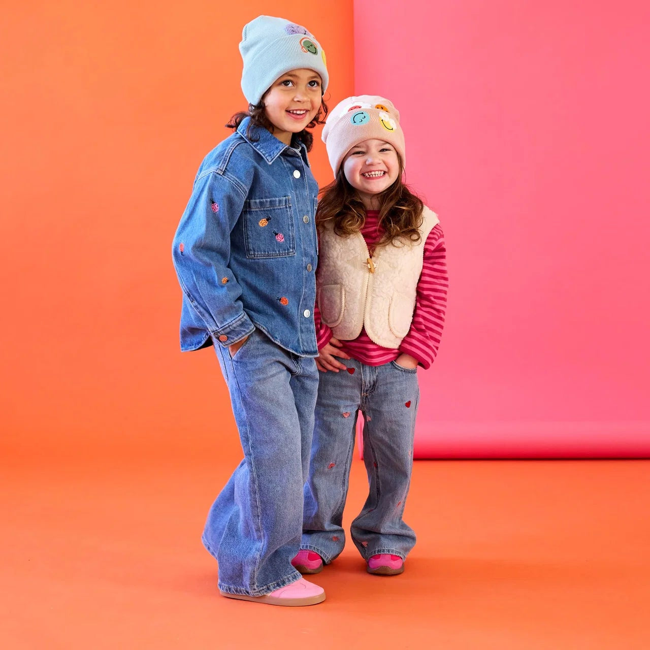 Beanie Mütze Kinder - Bio-Baumwolle SmileyWorld® 48-52