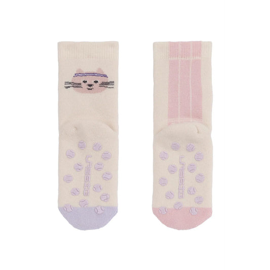 Kinder Antirutsch-Socken (2er-Set), Katze