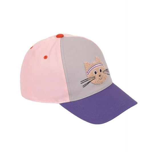 Basecap Kinder - Katze, Rosa