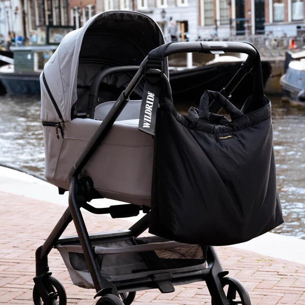 Wildride Shoulder Mom Diaper Bag Black