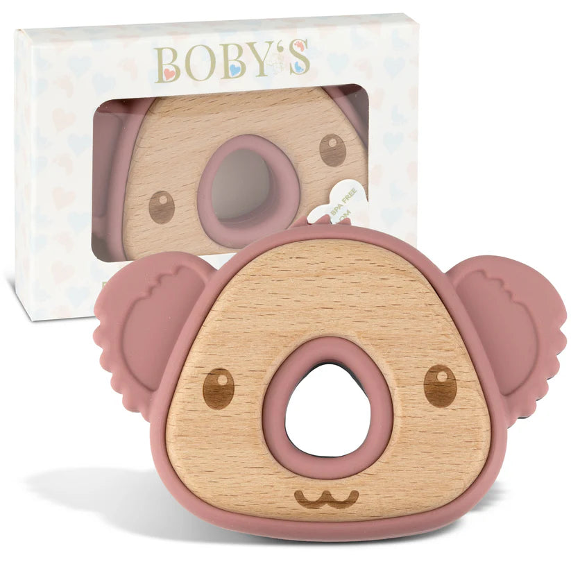 BOBY´S  Beißring Kauspielzeug & Zahnungshilfe Rosa