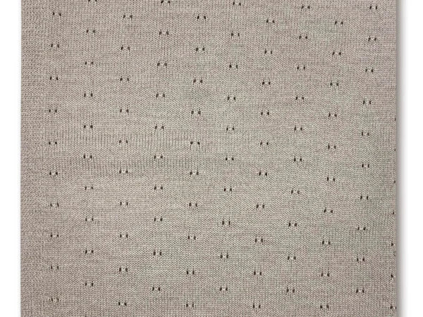Kuscheldecke Ida 100% Merinowolle Camel Melange