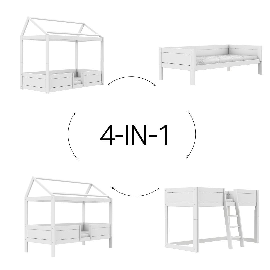 Lifetime 4-in-1 Haus-Bett Deluxe ohne Stoff-Dach